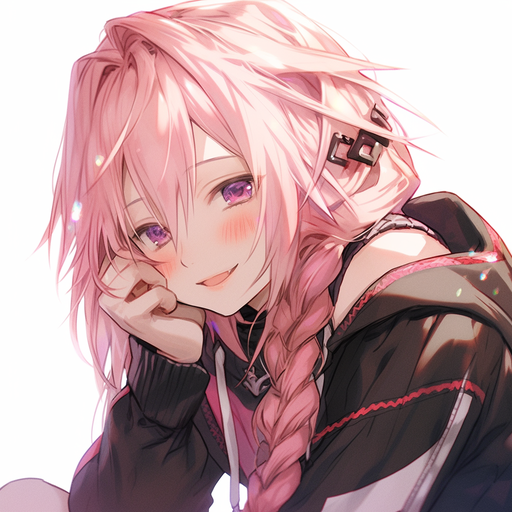 Astolfo, a cute character, smiling in a generated profile picture.
