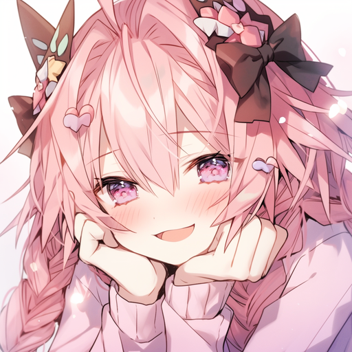 Smiling Astolfo profile picture.