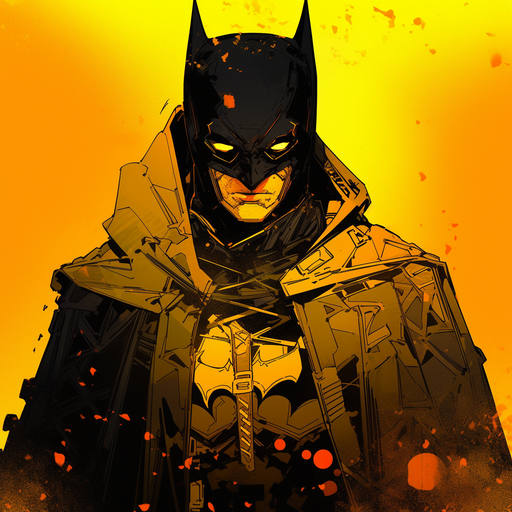 Golden Batman profile picture (PFP).