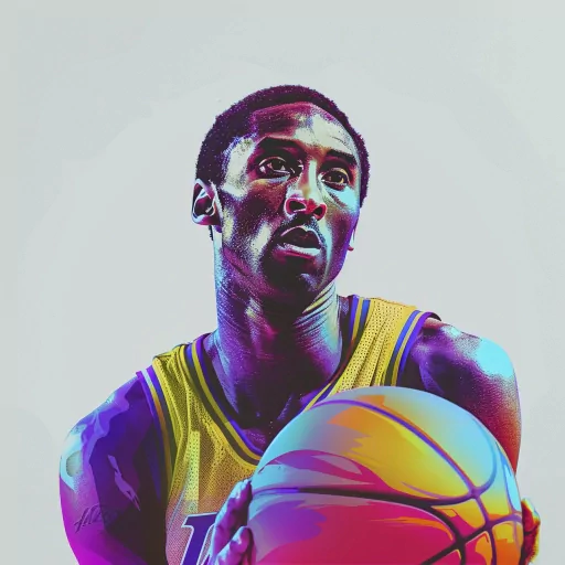 Stylized avatar of a basketball player in yellow jersey holding a ball, suitable for use as a profile image or fan tribute.
