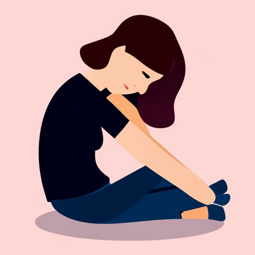 Stylized profile picture expressing sadness.