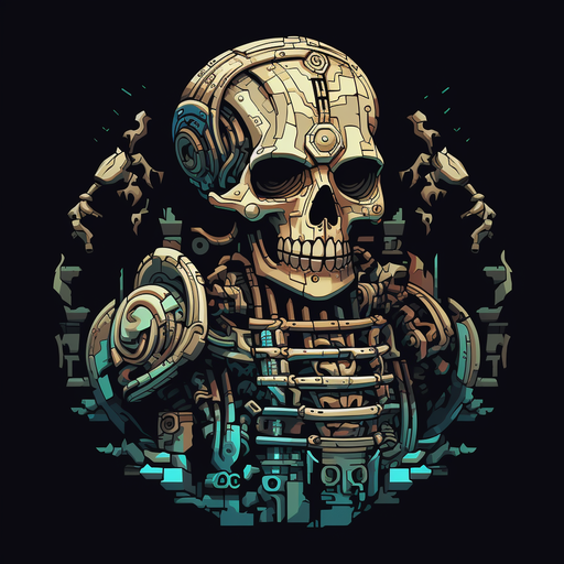 Skeleton avatar in a 16-bit style.