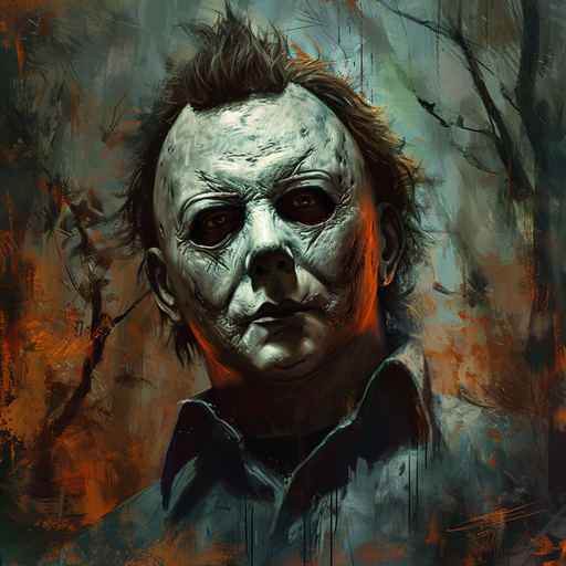Sinister profile picture of Michael Myers with a chilling expression.