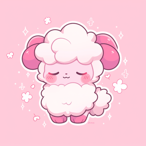 Fluffy pink animal pfp.