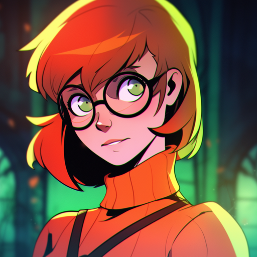 Colorful Scooby-Doo cartoon character profile picture.