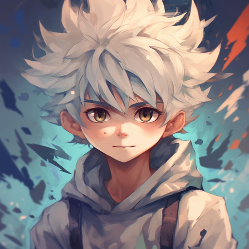 Profile picture of a stylized depiction of Killua from the anime series.