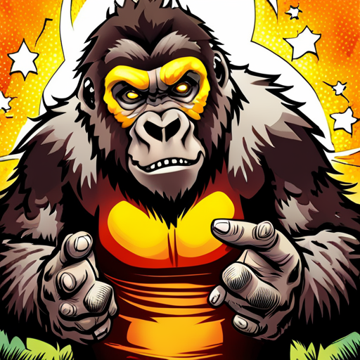A Comic Book Gorilla Tag PFP
