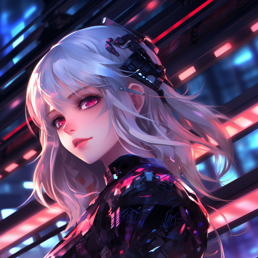 Anime-inspired profile picture with a futuristic and colorful design featuring a character from Honkai Star Rail.
