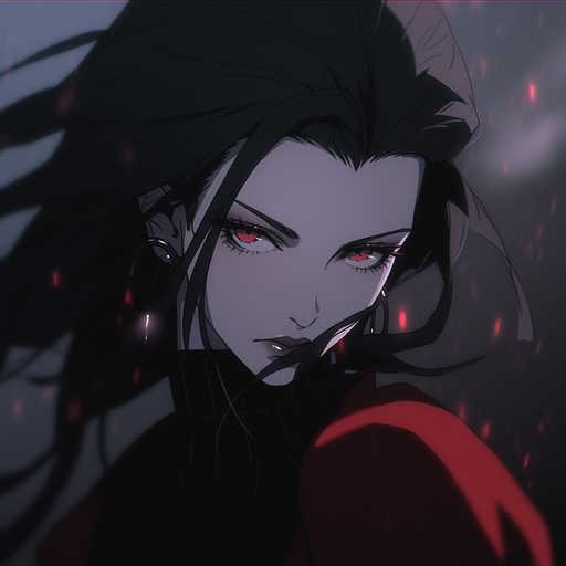 A gothic anime profile picture featuring Re-L Mayer from Ergo Proxy.