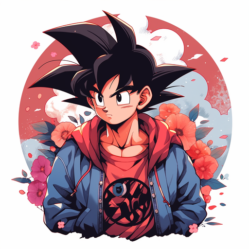 Goku from Dragon Ball GT manga.