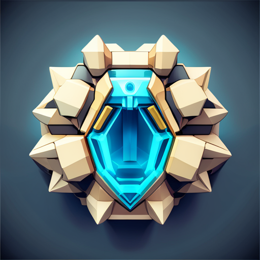 A Low Poly Blue Lock PFP