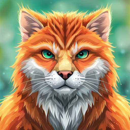 Colorful, highly detailed artwork of a furry character with an expressive face and vibrant fur.
