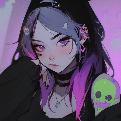 Grunge anime Girl - Discord Pfp