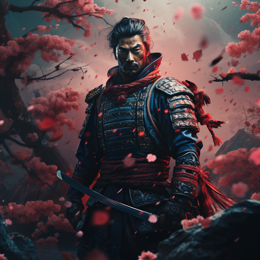 Samurai profile picture with an aesthetic vibe.