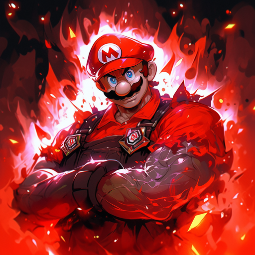 Metal Mario profile picture.