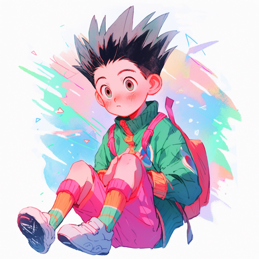 Gon, a colorful and artistic profile picture with a vibrant design and distinctive style.