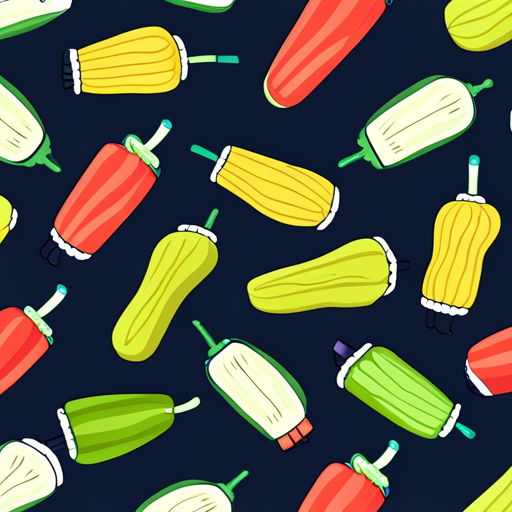 Colorful cool pickle profile picture