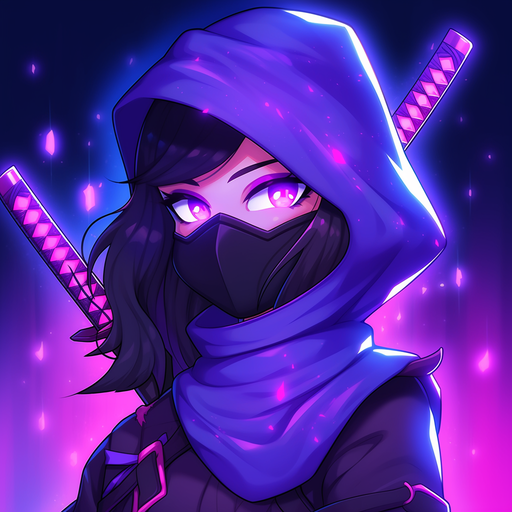 Ninja avatar with a cool, epic design.