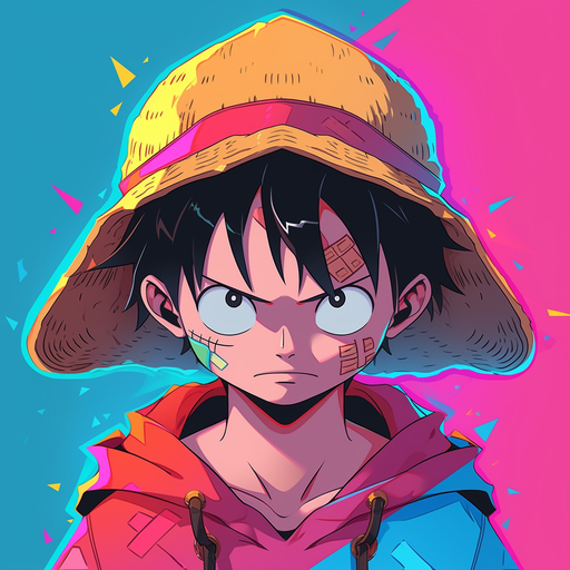 Luffy jumping PNG Image