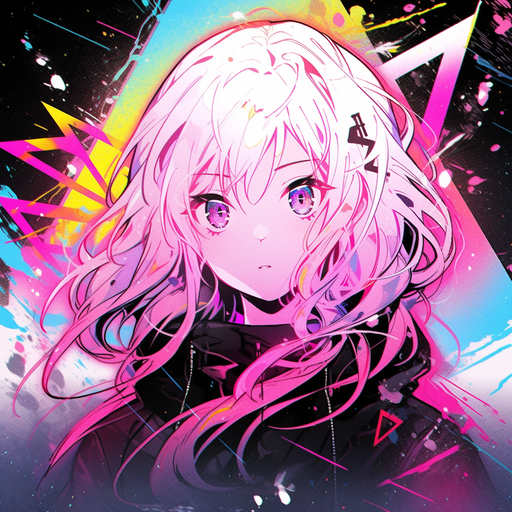 Anime avatar with vibrant colors and dynamic style.