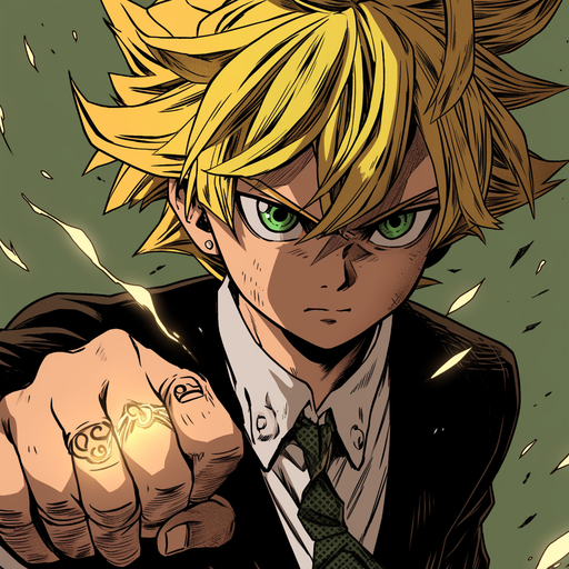 Meliodas, a character from the Seven Deadly Sins anime and manga.