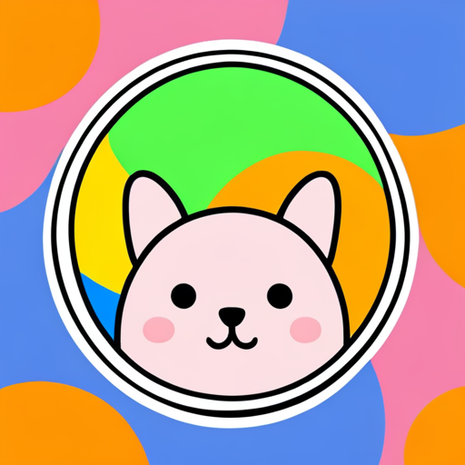 Colorful, adorable profile picture with a cute theme.