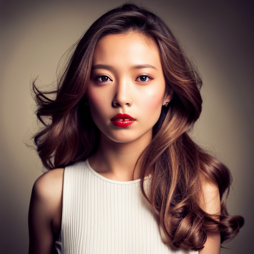 Close-up portrait with studio lighting, showcasing positive vibes.