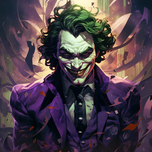 Joker-inspired profile picture with an epic vibe.