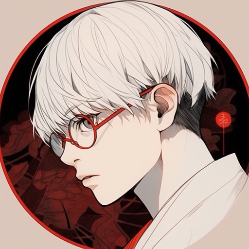 Profile picture of Kishou Arima, a character from Tokyo Ghoul, wearing a serious expression.
