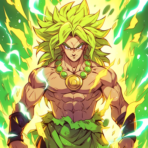 Broly PFP with cute and aesthetic style: Niji