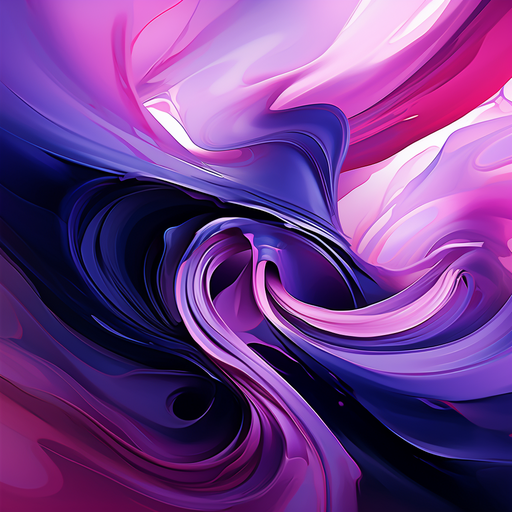Purple abstract profile picture with stylish design.