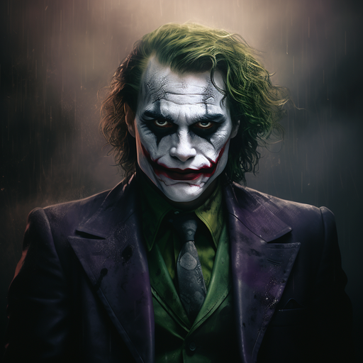 Colorful and captivating profile picture featuring a unique representation of a joker.