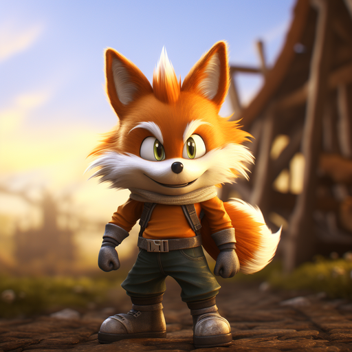 Tails, the two-tailed fox character from Sonic, in a profile picture.