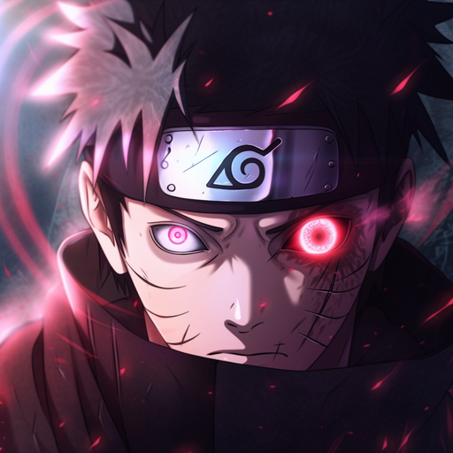 Obito Uchiha, a character from the Naruto series, wearing a profile picture (pfp).