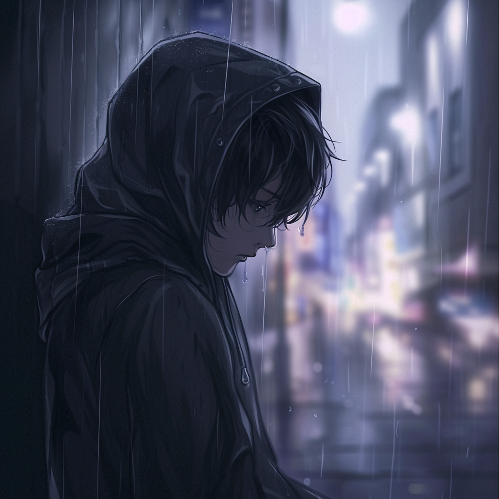 A Sad Anime Boy