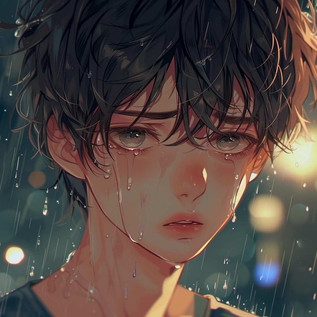 A Sad Anime Boy