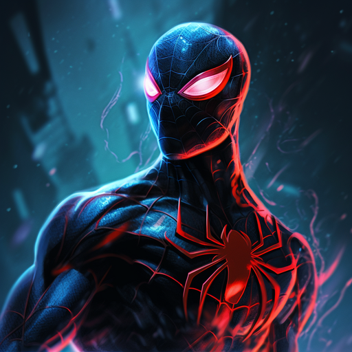 Spiderman 2099 in vibrant colors