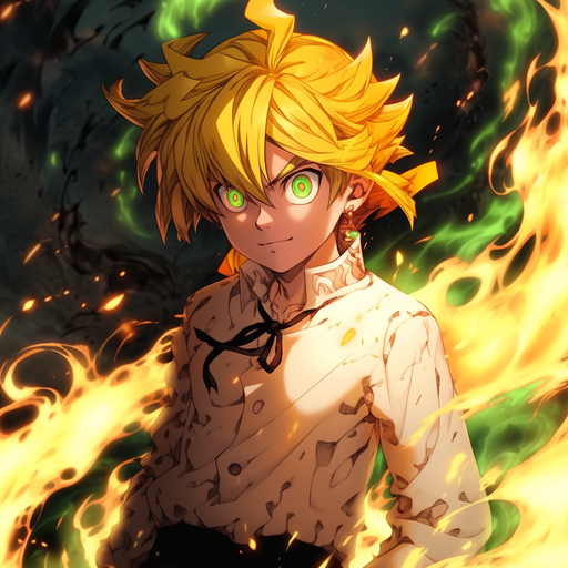 Meliodas from the Seven Deadly Sins anime and manga.