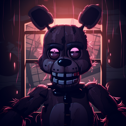Freddy Fazbear character from Five Nights at Freddy's in a stylized profile picture (pfp) image.