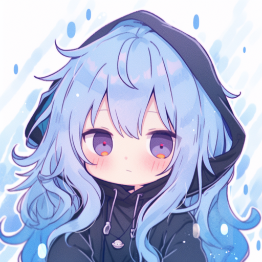 Chibi Rimuru Tempest in anime style.