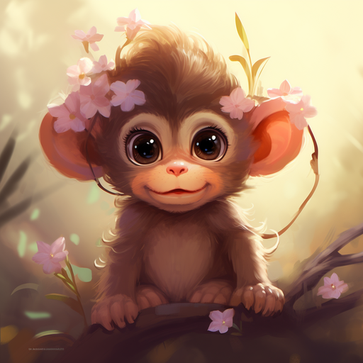 Cute monkey profile picture