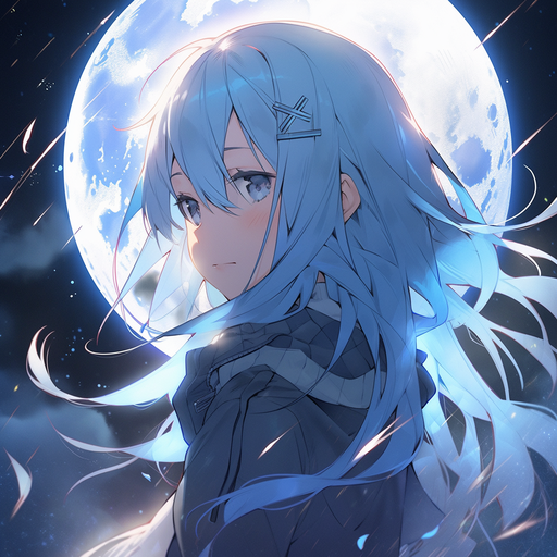 Rimuru Tempest in an epic moonlit profile picture.