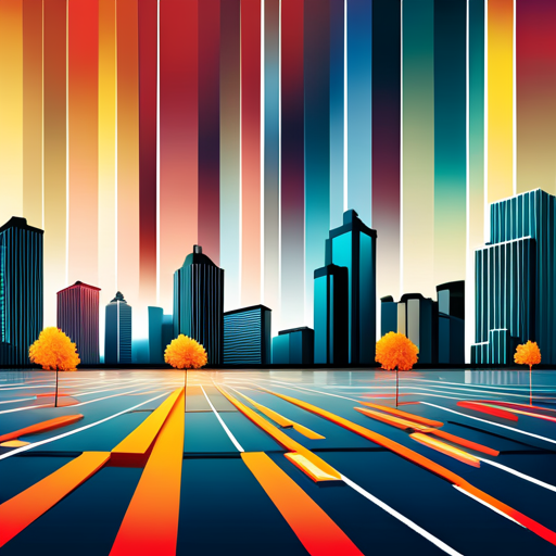 Vibrant and fiery profile picture bursting with colors