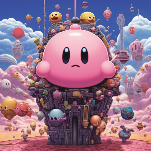 Punk-inspired Kirby profile picture.