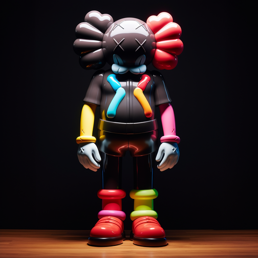 Abstract kaws-inspired profile picture.