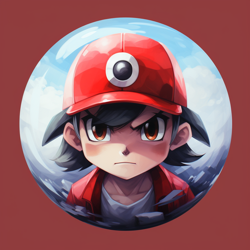 Pokeball-inspired round profile picture