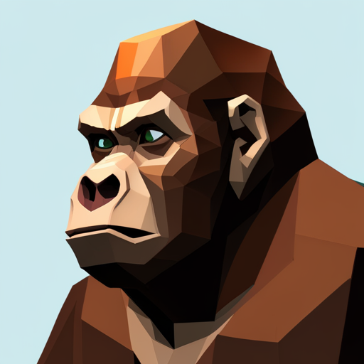 A Low Poly Gorilla Tag PFP
