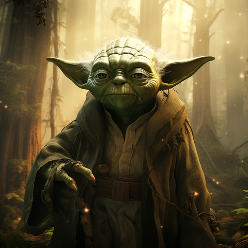 Yoda, wise and powerful Jedi Master from Star Wars