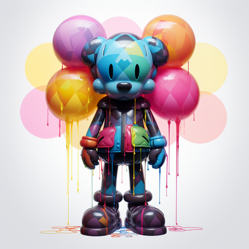 Colorful KAWS-inspired profile picture.