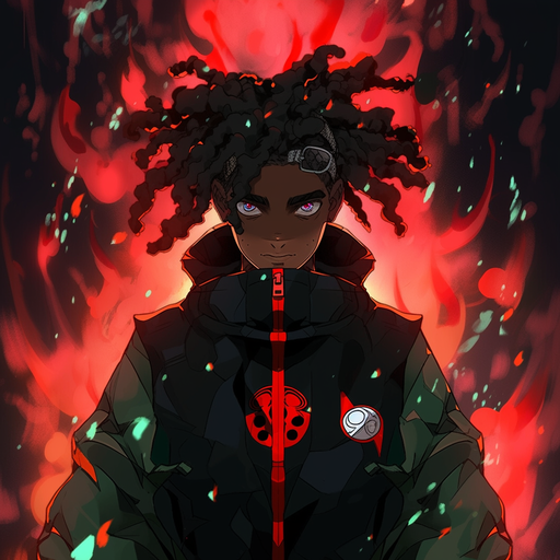 A Black Anime PFP